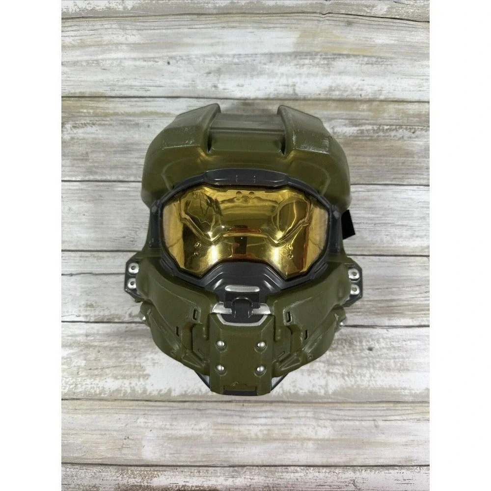 2015 Halo Master Chief Helmet Mask‎ Disguise Microsoft With Lights New Batteries